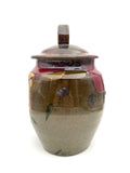 Leaf Jar with Handle by Mary Weisgram