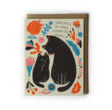 Kitty Baby Greeting Card by Honeyberry Studios