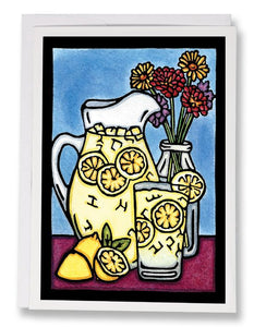 Lemonade Greeting Card by Sarah Angst