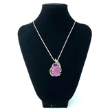 Purple Turquoise Necklace by Margie Magnuson