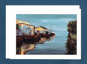 One Particular Harbor Greeting Card by Liz Quebe