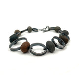 Ovals and Rocks Bracelet by Jennifer Nunnelee