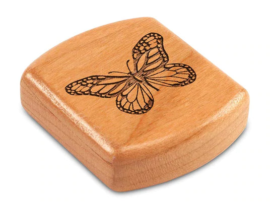 Butterfly 2” Flat Wide Secret Box by Heartwood Creations