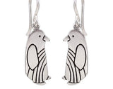 Penguin Sterling Silver Earrings by Mark Poulin