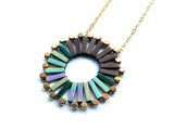 Pinwheel Necklace by Trecy Bleich