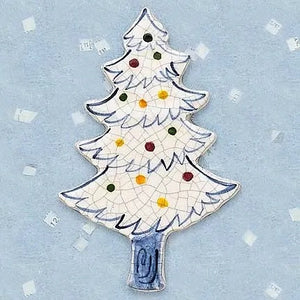 Christmas Tree Ceramic Ornament by Mary DeCaprio