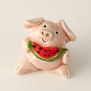 Pig Out Ceramic "Little Guy" by Cindy Pacileo