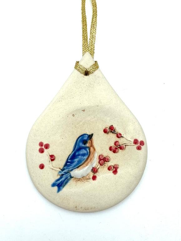 Bluebird Ornament by Jen Stein
