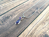 Sugilite and Amethyst Necklace by Margie Magnuson