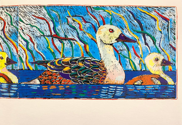 Ducks Card by Audrey Christie