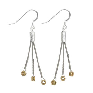 Ball End Burst Earrings by High Strung Studio