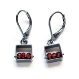 Small Square Earrings by Ashka Dymel