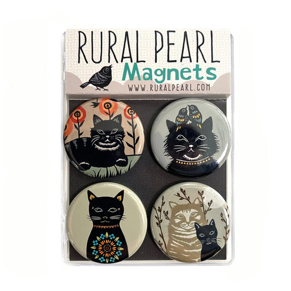 Cats Magnet Set by Angie Pickman