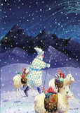 Santa’s Delivery Team Greeting Card by Tom Kelly