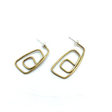 Brass Earrings by Amber Carlin