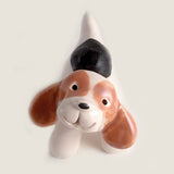 Beagle Dog Ceramic "Little Guy" by Cindy Pacileo