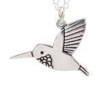 Hummingbird Sterling Silver Necklace by Mark Poulin