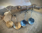 Bronze Aspen Leaf Earrings by Karen Gilbert
