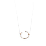 Open Circle Necklace by Trecy Bleich