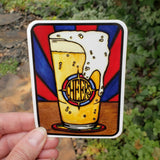 Cheers Beer Sticker by Sarah Angst