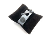 Woodgrain Toggle Rock Bracelet by Jennifer Nunnelee