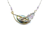 Crescent Abalone Necklace by Vanessa Savlen