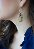 Oak Leaf Earrings by Vanessa Savlen