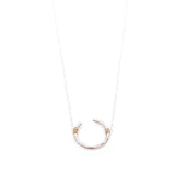 Open Circle Necklace by Trecy Bleich