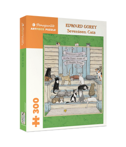 Edward Gorey: Seventeen Cats 300-Piece Jigsaw Puzzle