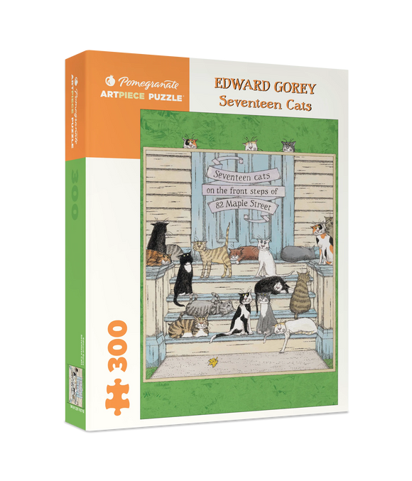 Edward Gorey: Seventeen Cats 300-Piece Jigsaw Puzzle