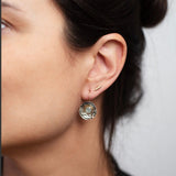 Aquamarine Buttercup Earrings by Austin Titus