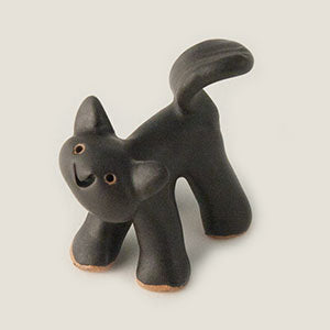 Black Cat Ceramic "Little Guy" by Cindy Pacileo