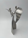 Angel with Butterfly Sculpture by Gail Chavenelle