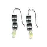 Tumbling Mini Square Earrings by Ashka Dymel