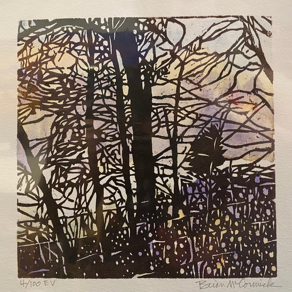 Trees in Fading Light 4/100 by Brian McCormick