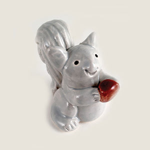 Gray Squirrel Ceramic 
