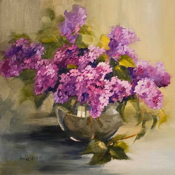 May Lilacs Reproduction by Liz Quebe