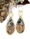 Oak Leaf Earrings by Vanessa Savlen