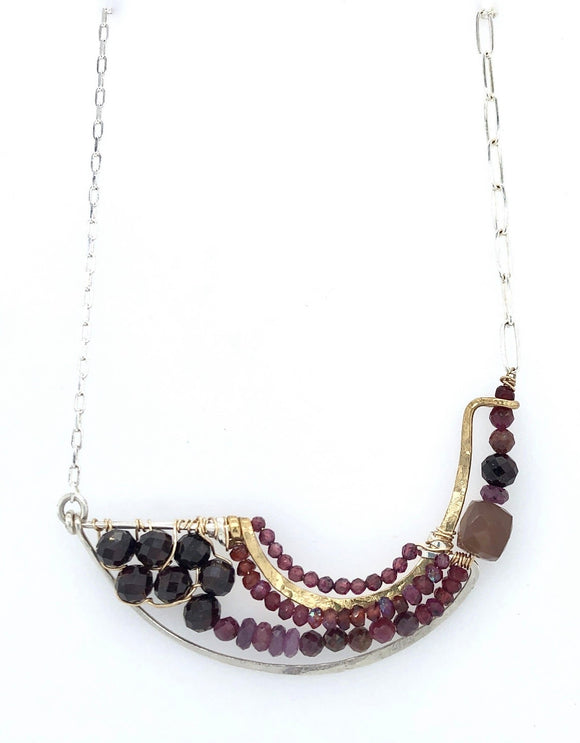 Graceful Garnet Necklace by Vanessa Savlen