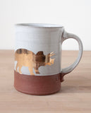 Triceratops Mug by Keith Hershberger