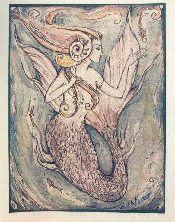 Sea Mistress Greeting Card by Liza Paizis