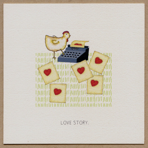 Love Story Greeting Card by Beth Mueller