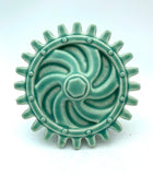 Swirl Gear Tile by Whistling Frog