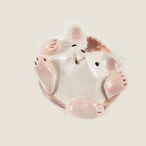 Hedgehog Ceramic "Little Guy" by Cindy Pacileo