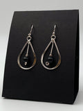 Teardrop Earrings with Beads by Thomas Kuhner