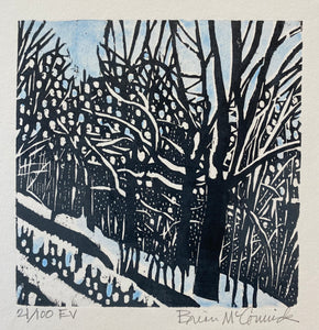 A Snowy Lane 21/100 by Brian McCormick