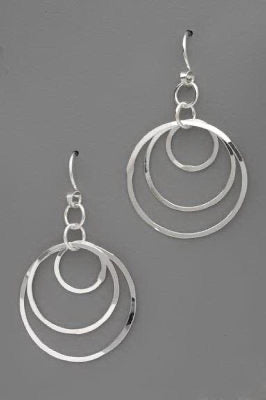 Dangling Circles Earrings by Thomas Kuhner