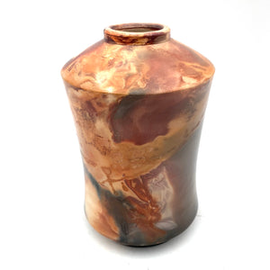 Barrel-Fired 6" Vase by Chad Jerzak