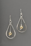 Teardrop Earrings with Beads by Thomas Kuhner
