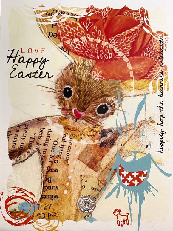 Love Happy Easter Greeting Card by Kelli May-Krenz